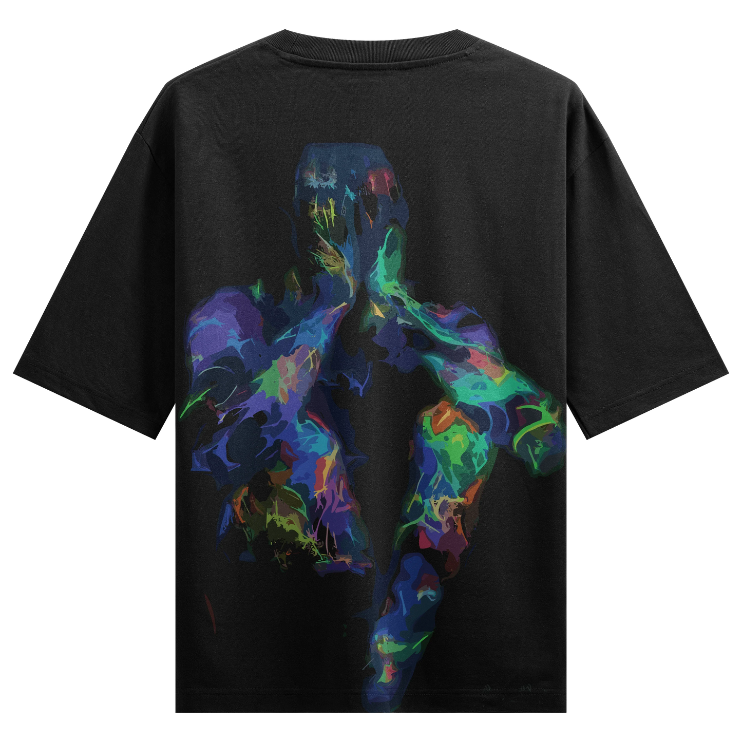 PRDGY Neon Chakra Oversized T-Shirt