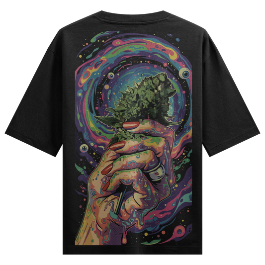 PRDGY Neon Trip Oversized Half-Shirt