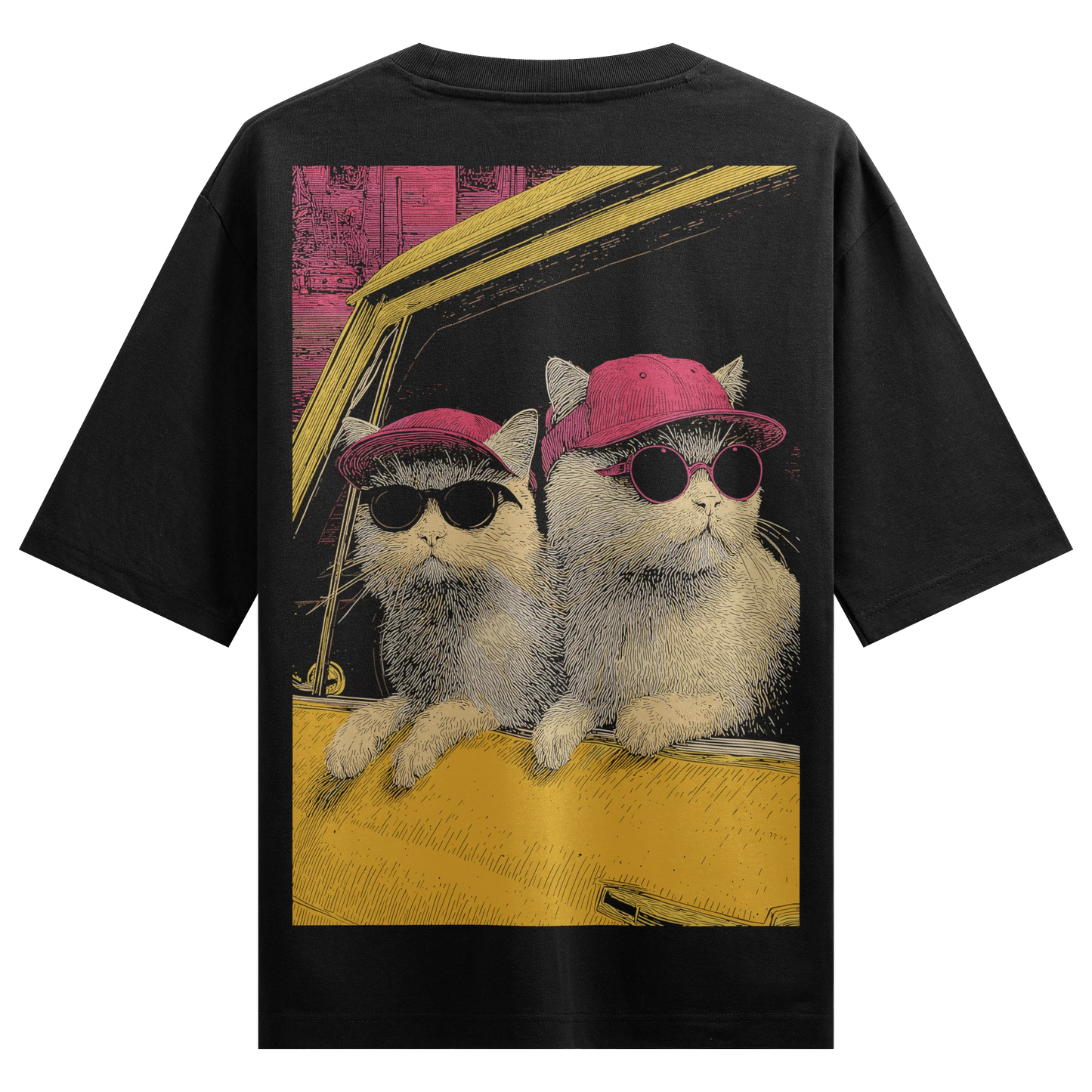 PRDGY Purrfect Riders Oversized T-Shirt