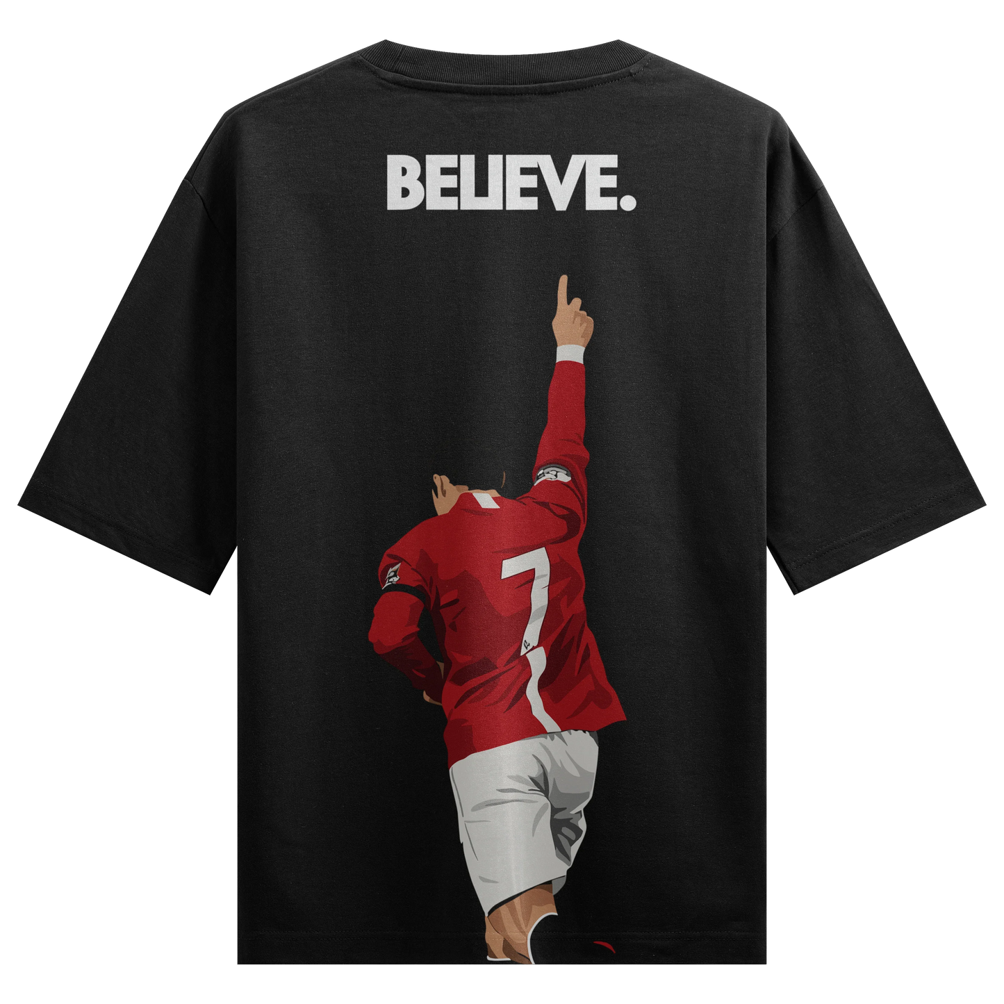 PRDGY Ronaldo Believed Oversized T-Shirt