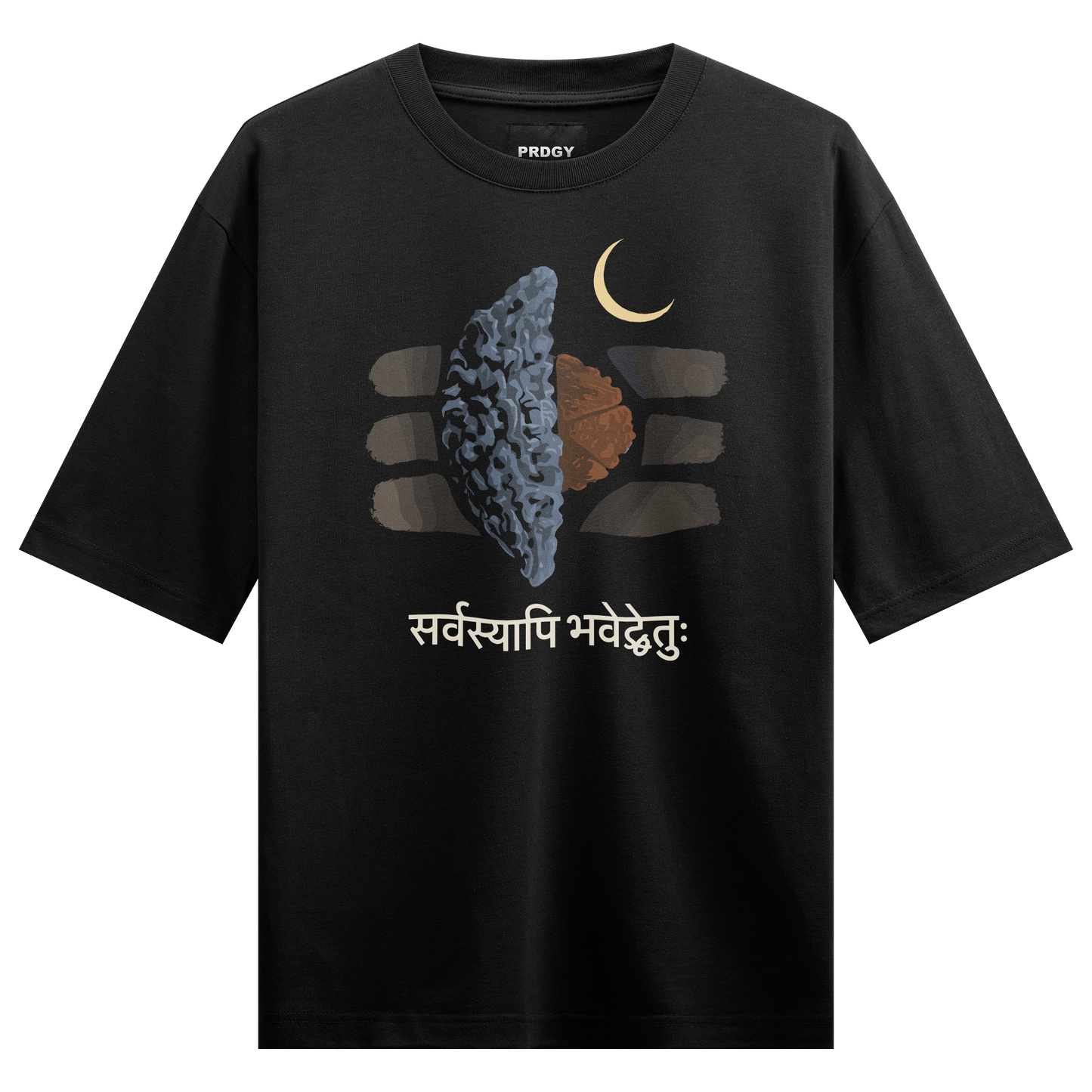 PRDGY Rudraksha Oversized T-shirt