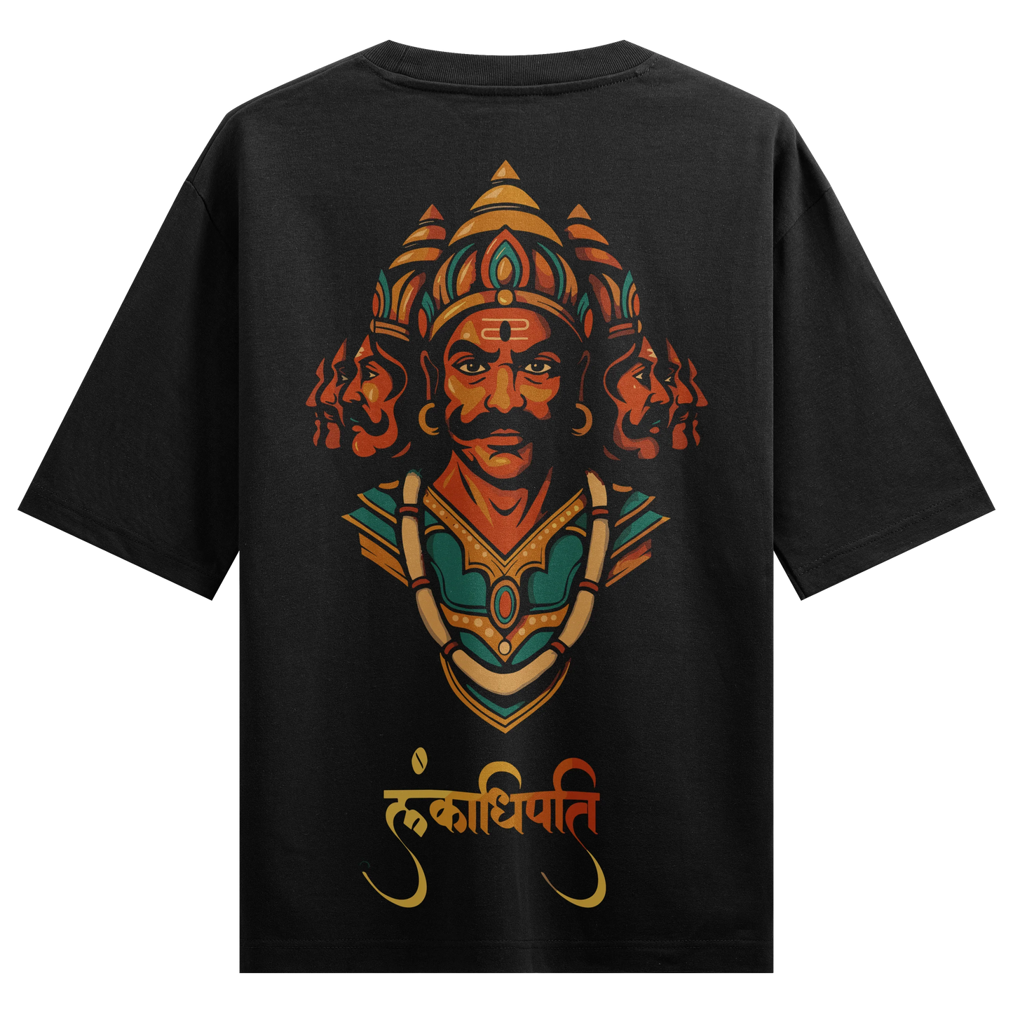 PRDGY Shiva Bhakta RAAVAN Oversized T-Shirt