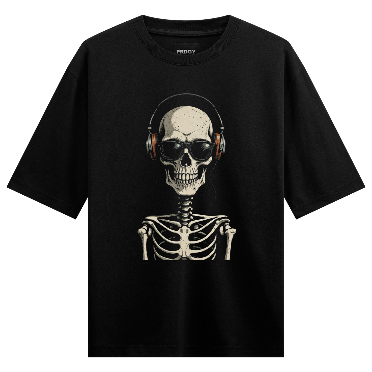 PRDGY Skull Beats Oversized T-shirt