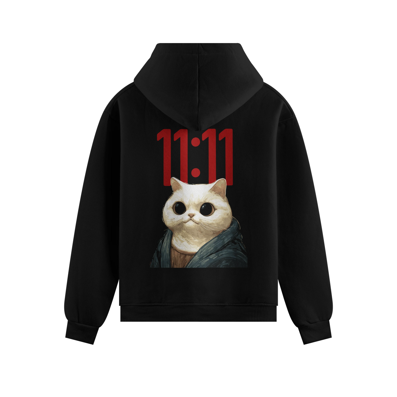 Funny Cat artwork on PRDGY hoodie