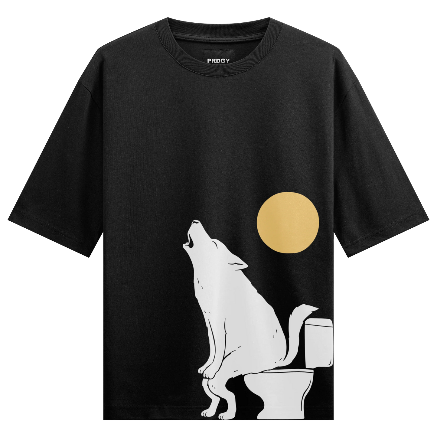 PRDGY Wolf of W.C. Street Oversized T-shirt