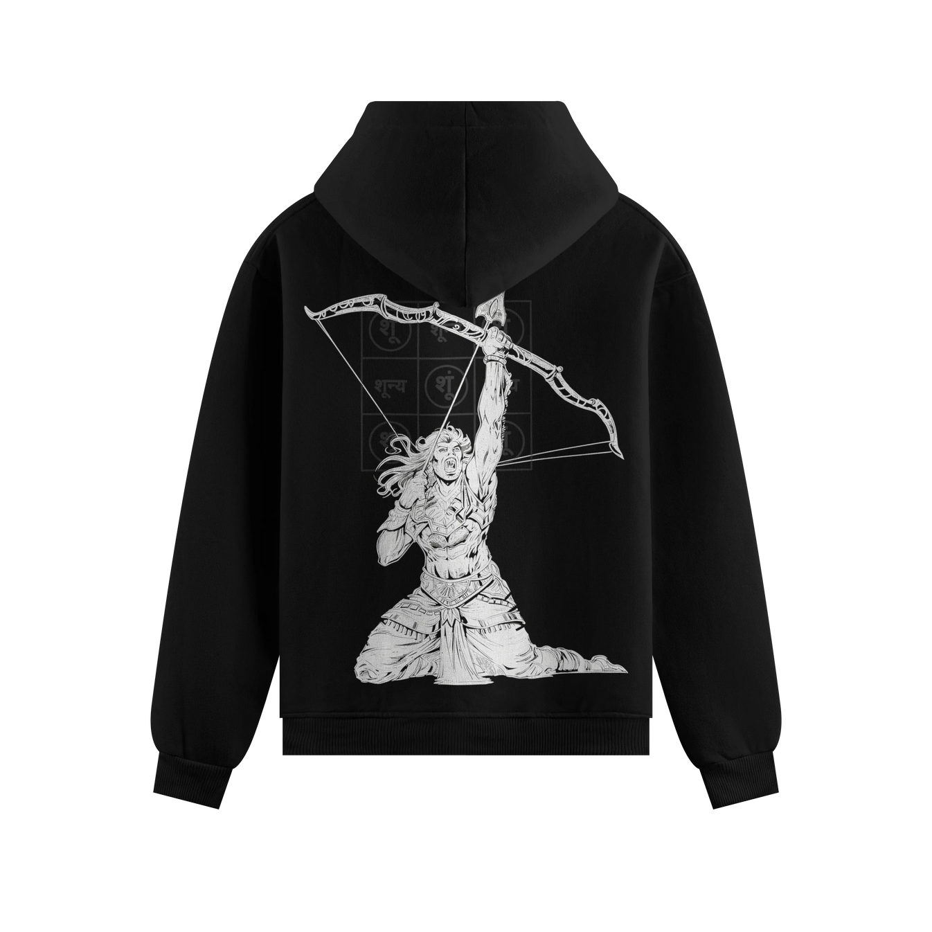 Arjuna artwork on PRDGY hoodie