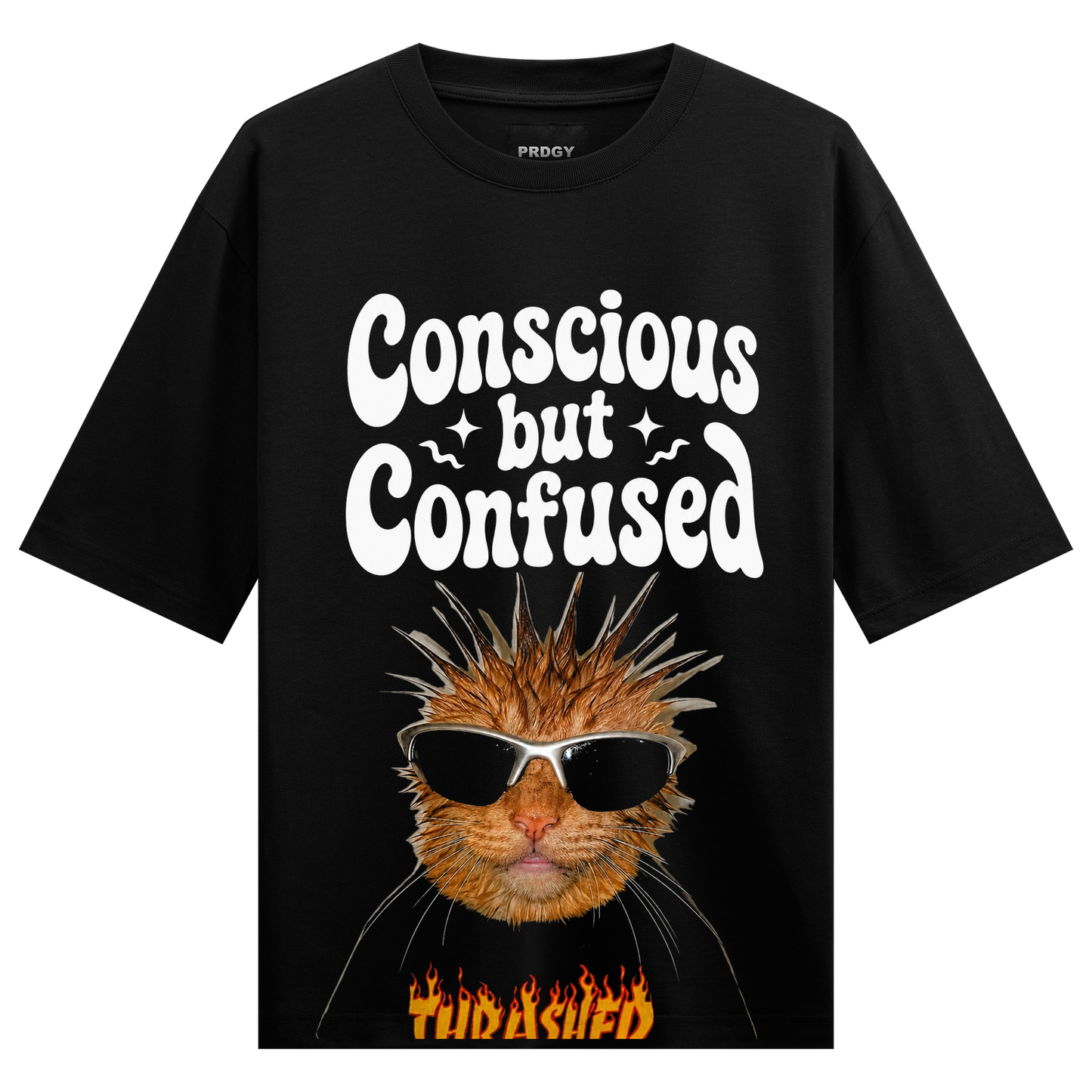 PRDGY Consciously Confused Oversized T-shirt