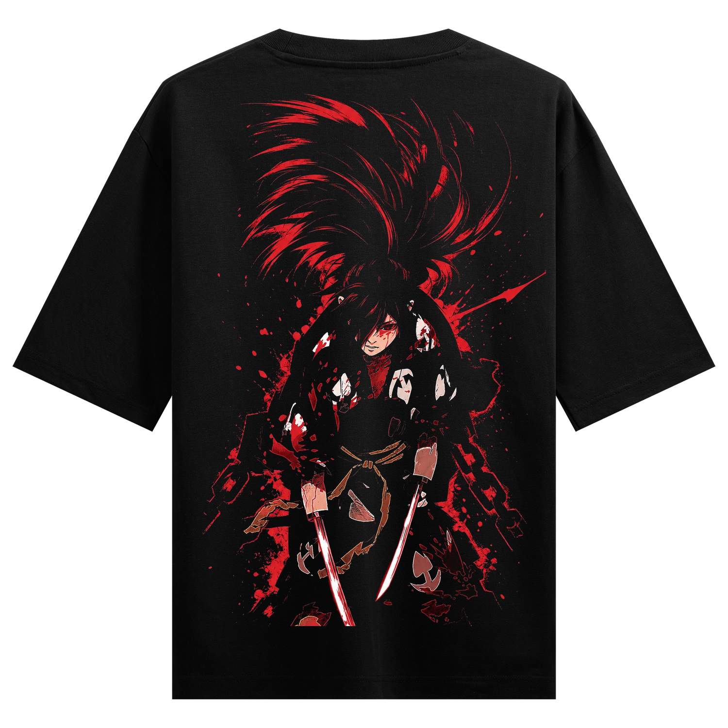 PRDGY Crimson Samurai Oversized T-shirt | PRDGY™