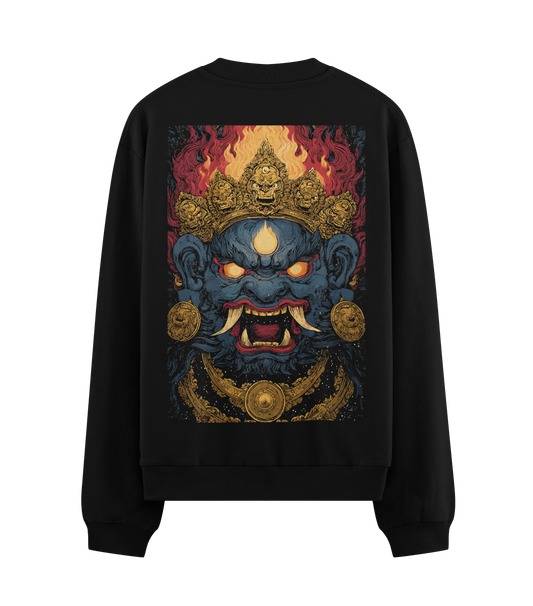 PRDGY Fiery Gaze Oversized Hoodie