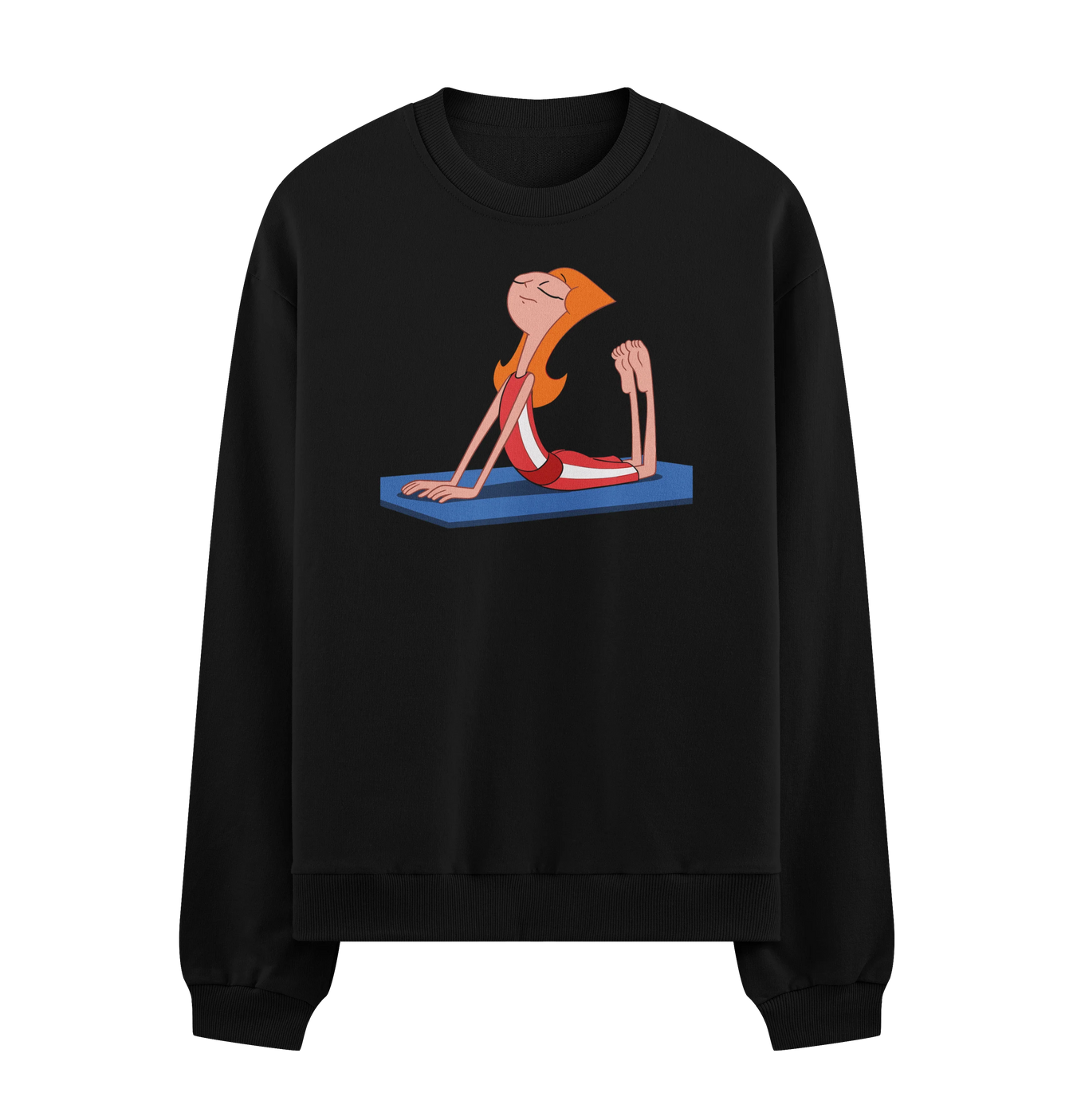 Candace Flynn artwork on PRDGY sweatshirt