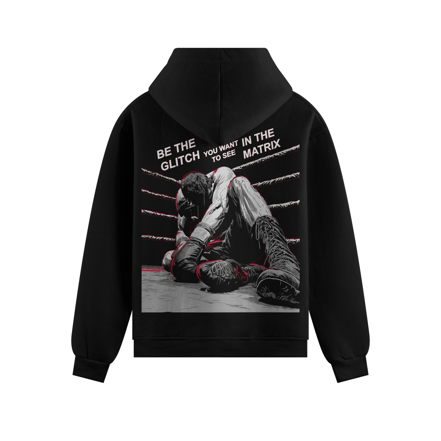 PRDGY Glitch in the Matrix Oversized Hoodie