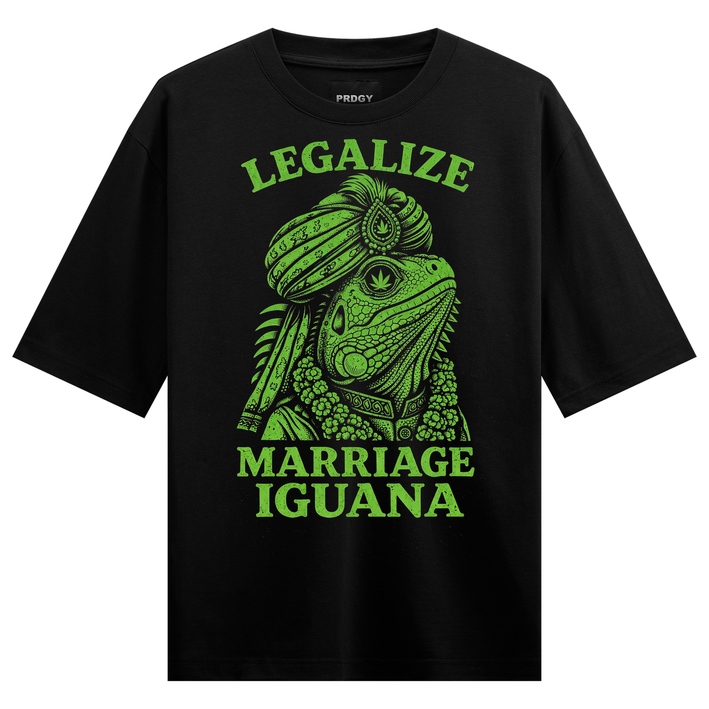 PRDGY Legalize Iguana Oversized T-shirt