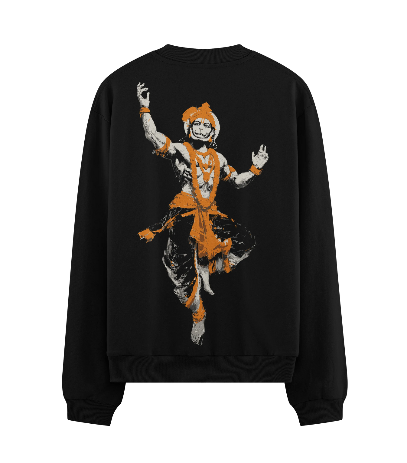 Hanuman artwork on PRDGY sweatshirt