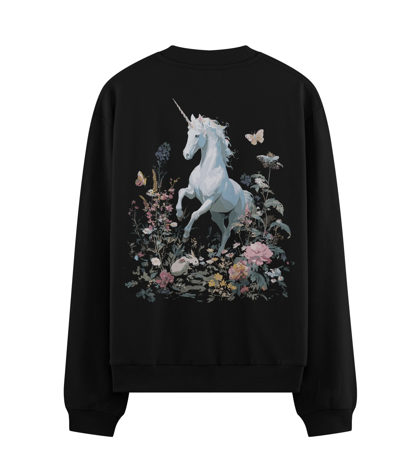 Unicorn artwork on PRDGY sweatshirt
