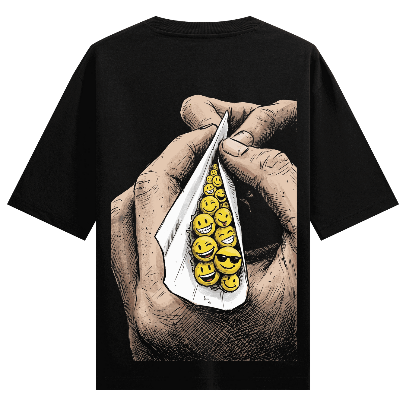 PRDGY Smiley Rolls Oversized Tee