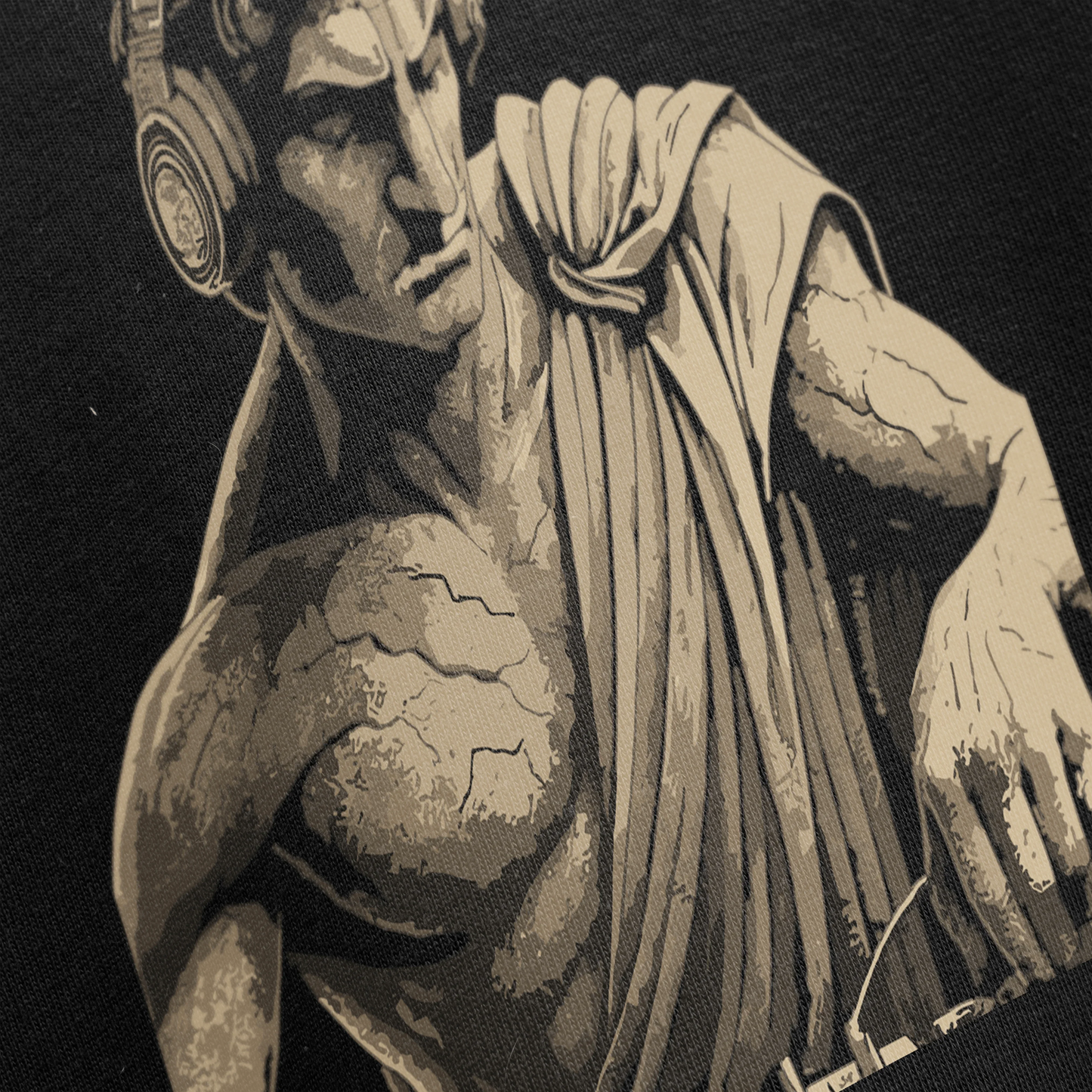 PRDGY Statue of Sound Oversized T-Shirt