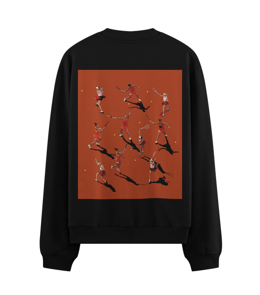 PRDGY Tennis Montage Oversized T-Shirt