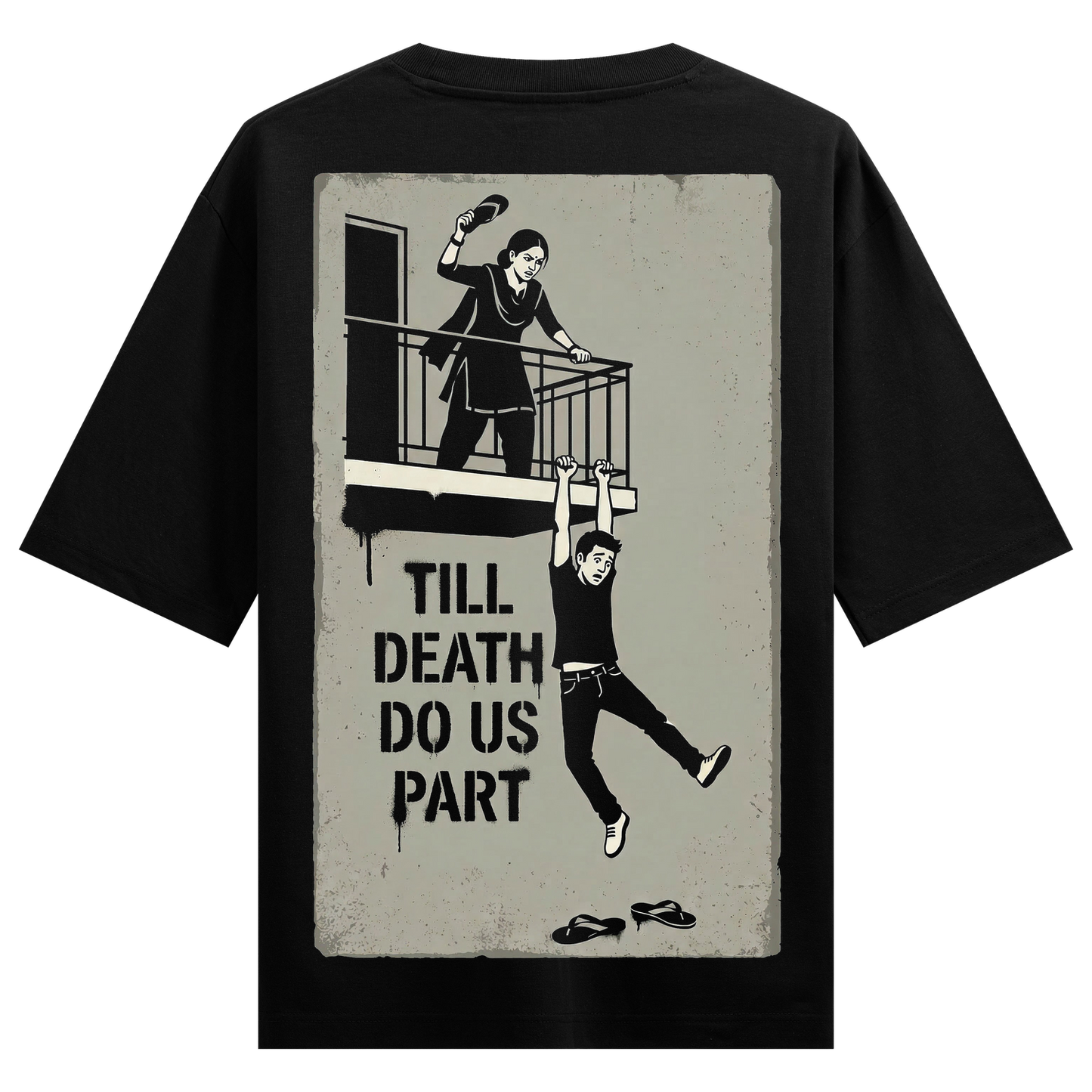 PRDGY Till Death Oversized T-shirt