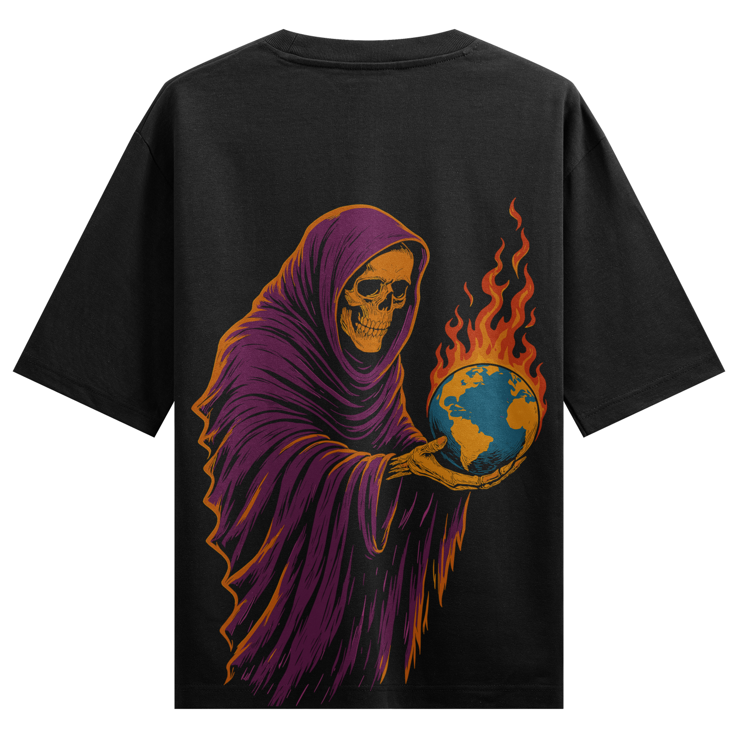Prdgy Global Yamraaj Back Oversized T-Shirt