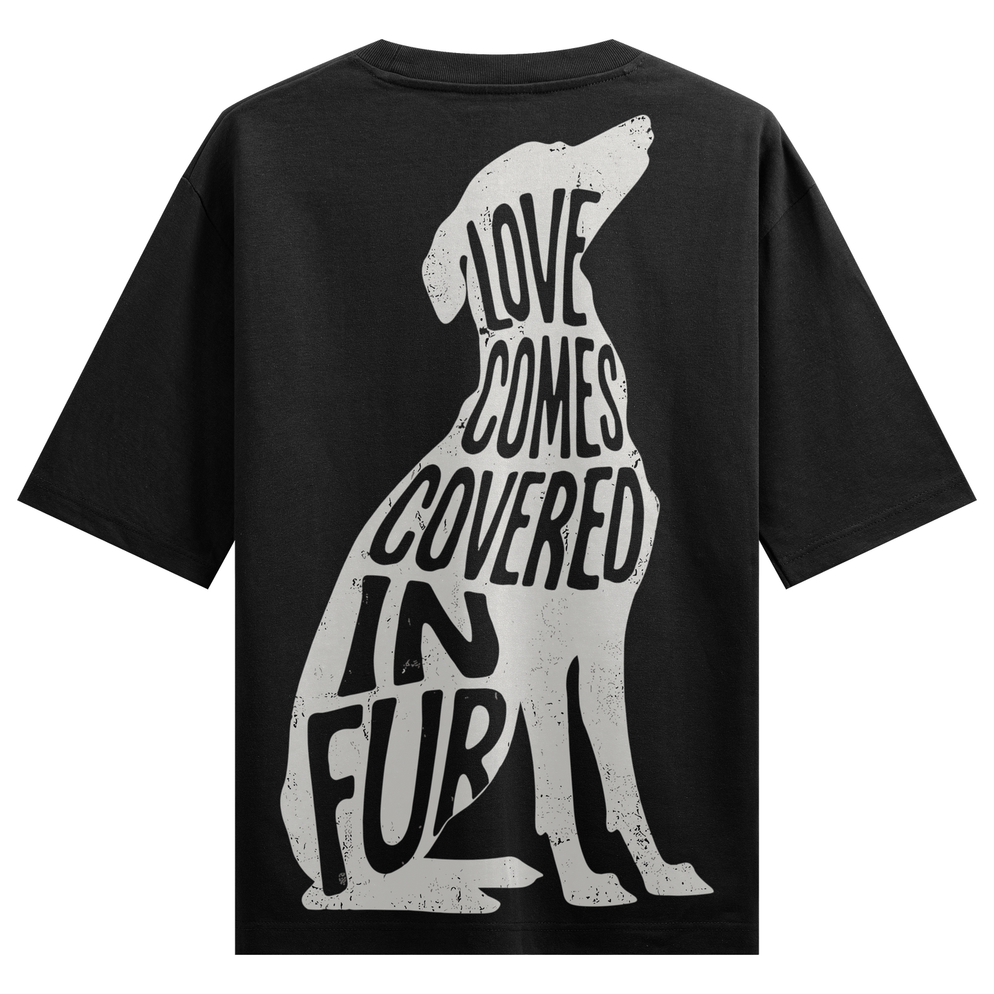 PRDGY Love In Fur Oversized t-shirt