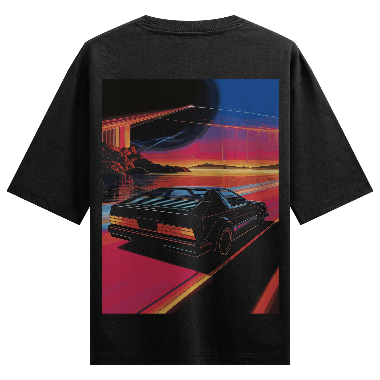 Prdgy Synthaeshetic Back Oversized T-Shirt