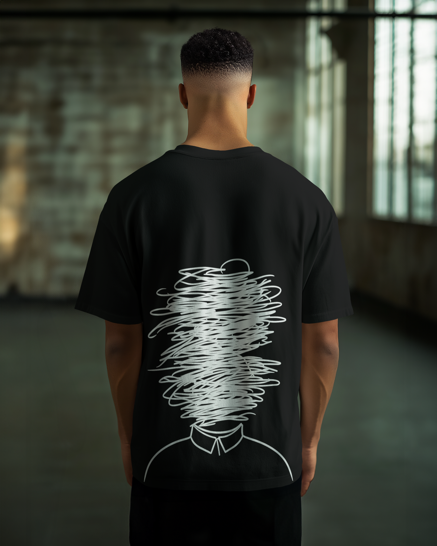 Prdgy DND Mode Back Oversized T-Shirt