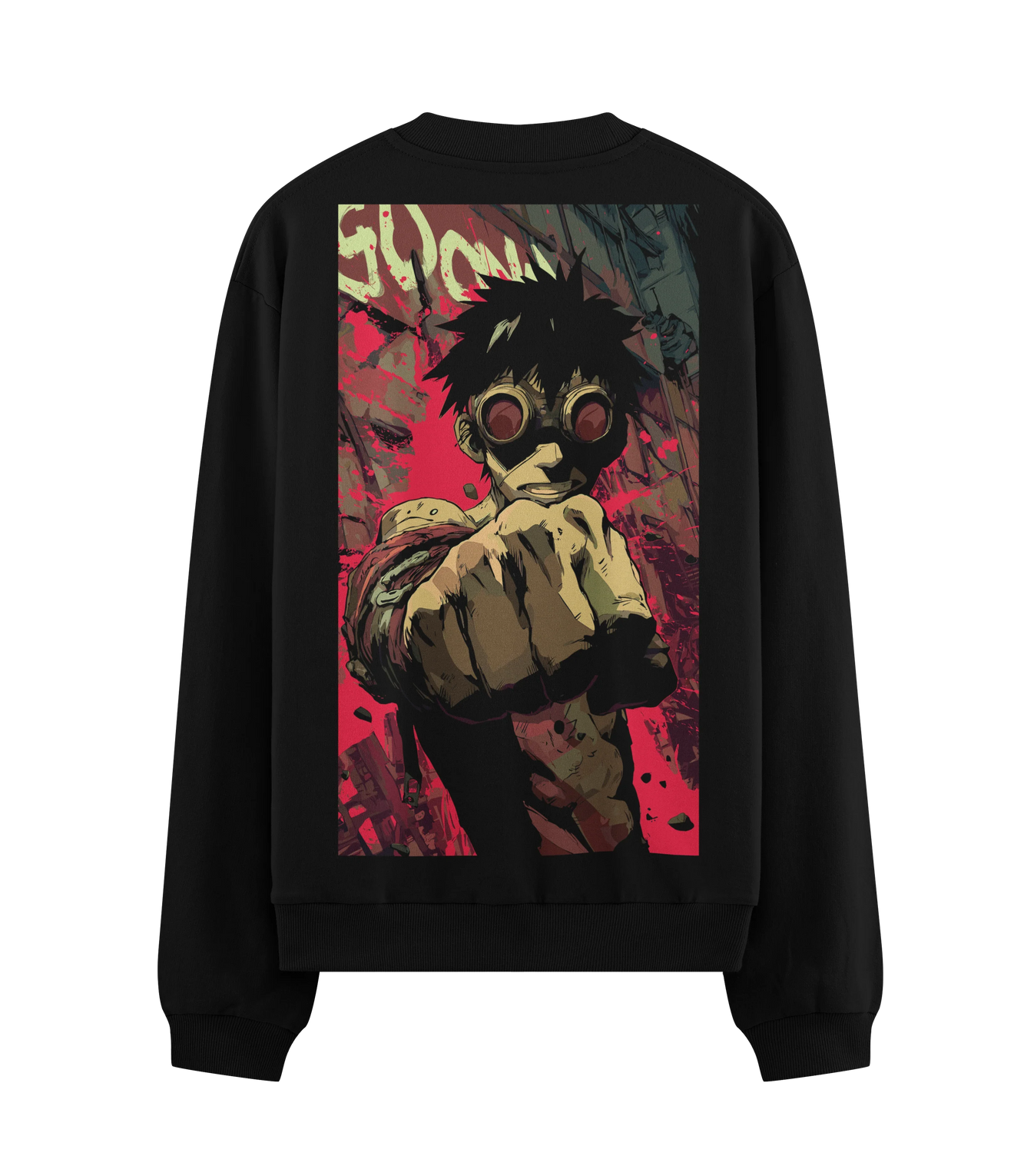 Anime Character artwork on PRDGY sweatshirt