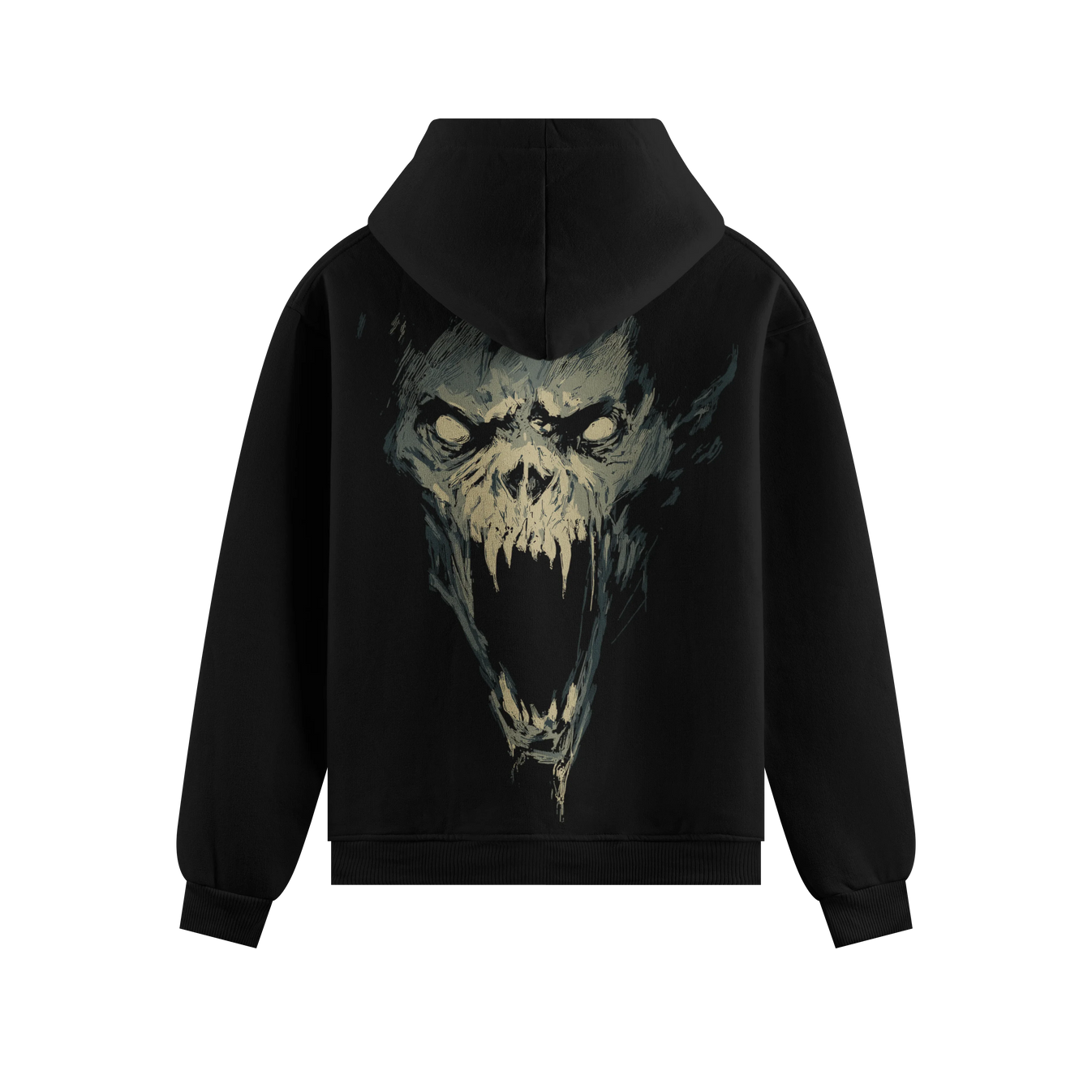 Monster artwork on PRDGY hoodie