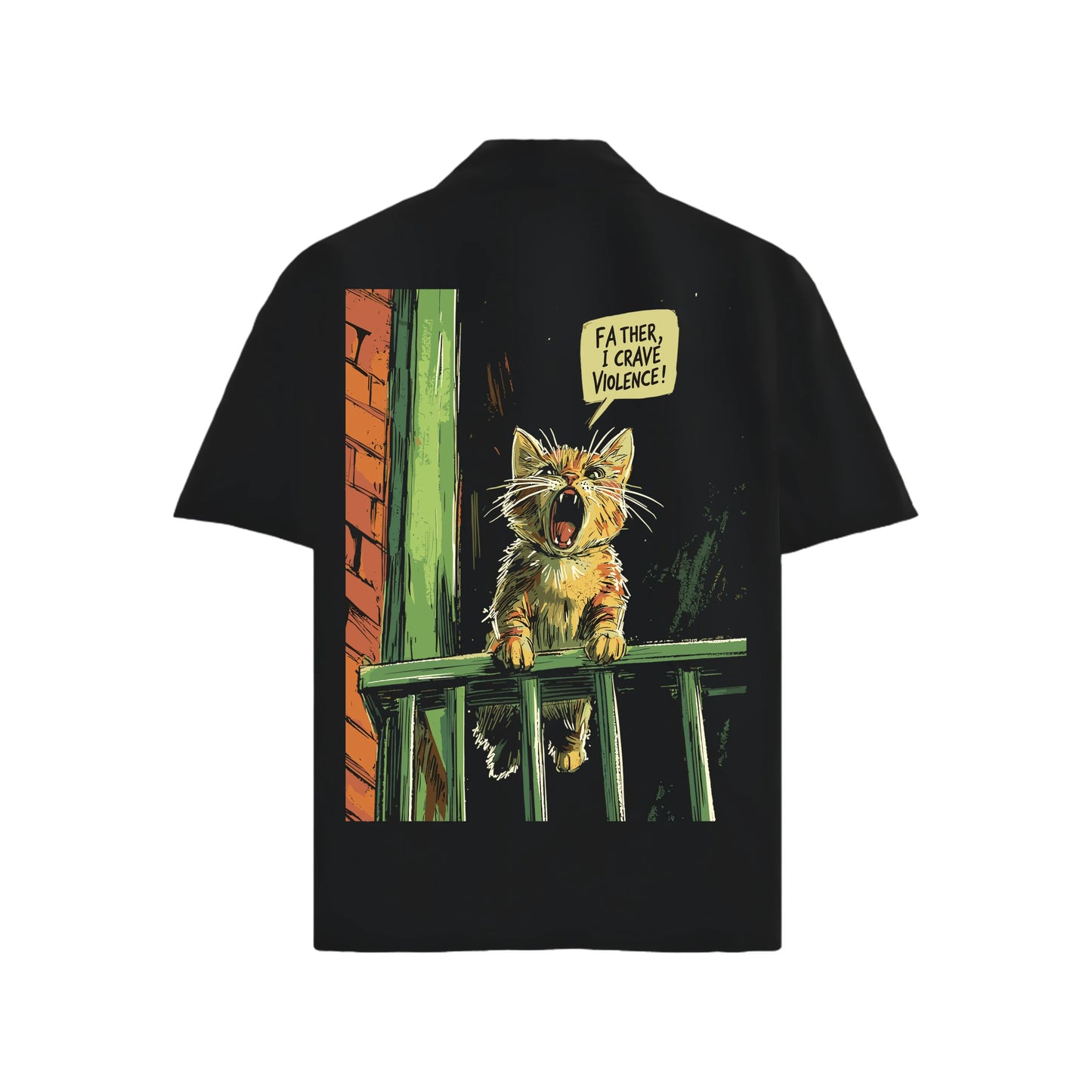 PRDGY BLOODLUST BABY Oversized Half-Shirt