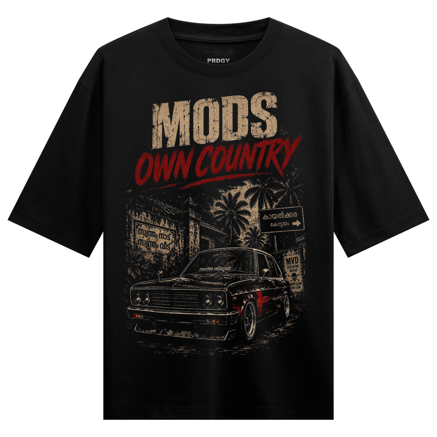 PRDGY Mods Country Oversized T-shirt