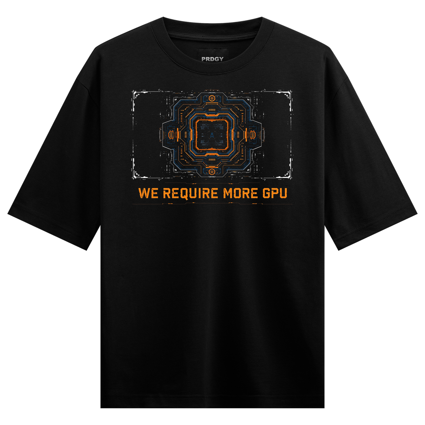 Silicone Hunger T-Shirt by PRDGY — bold digital art featuring futuristic graphics, streetwear design
