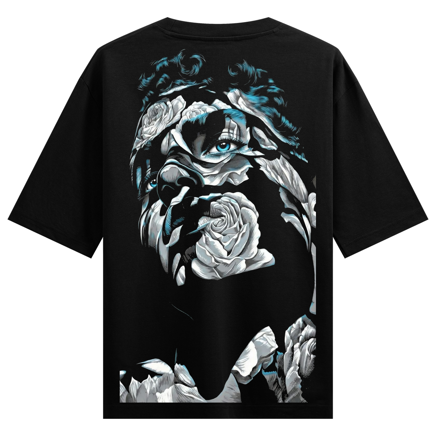 PRDGY Blue Eyes Hypnotise Oversized T-shirt