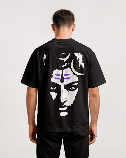 Chandrashekharaye Back Oversized T-Shirt - PRDGY