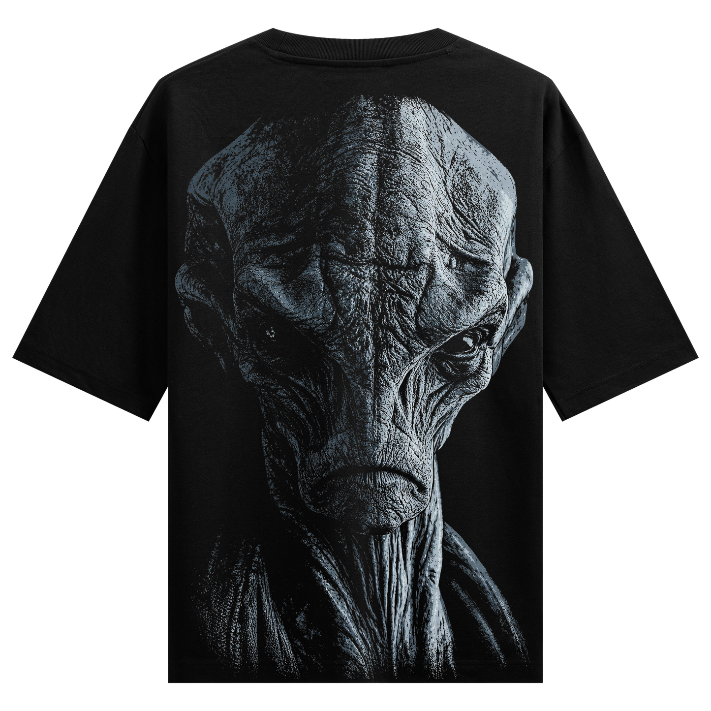 PRDGY Alien Portrait Oversized T-shirt