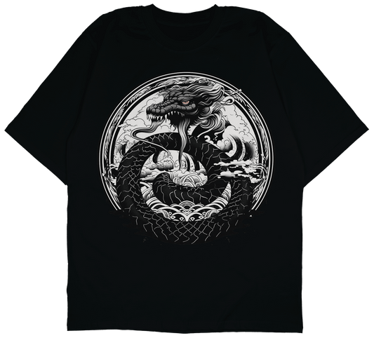 Dragon Snake Oversized T-Shirt - PRDGY