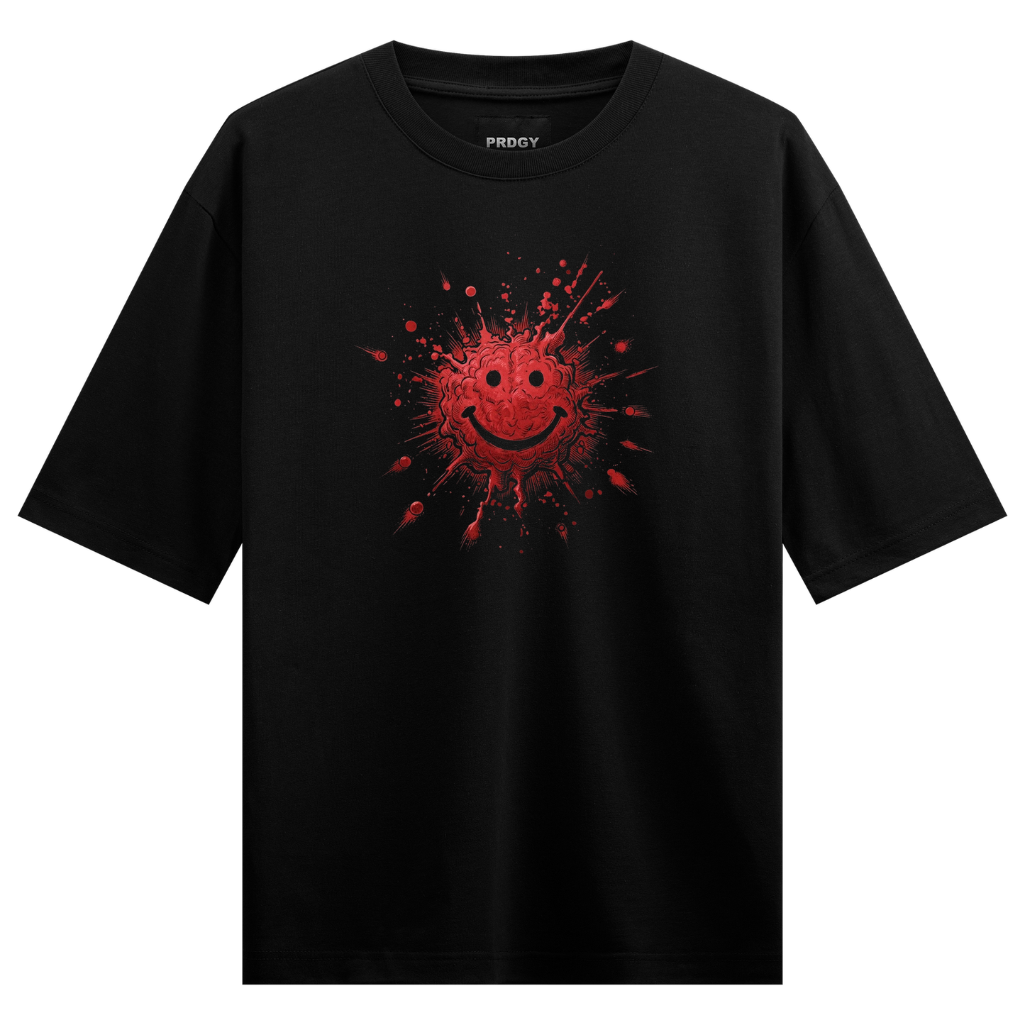 PRDGY Happy Damage Oversized T-Shirt