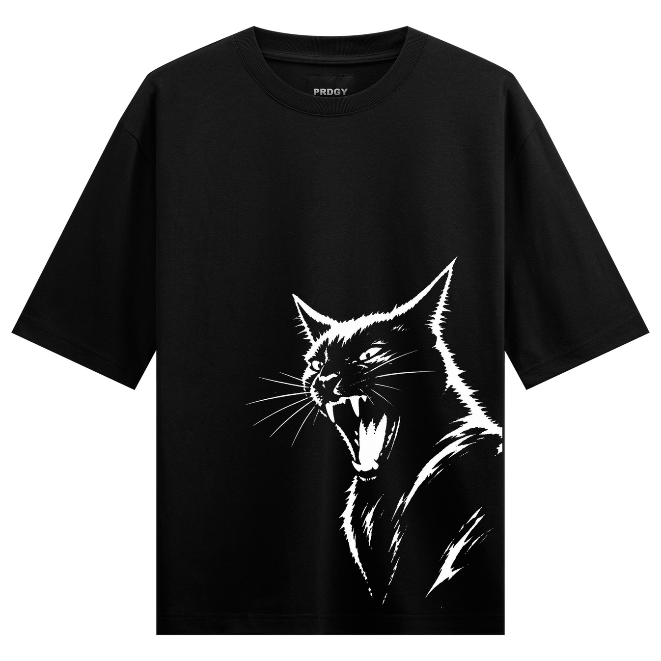 PRDGY Kaali Billi Oversized T-Shirt