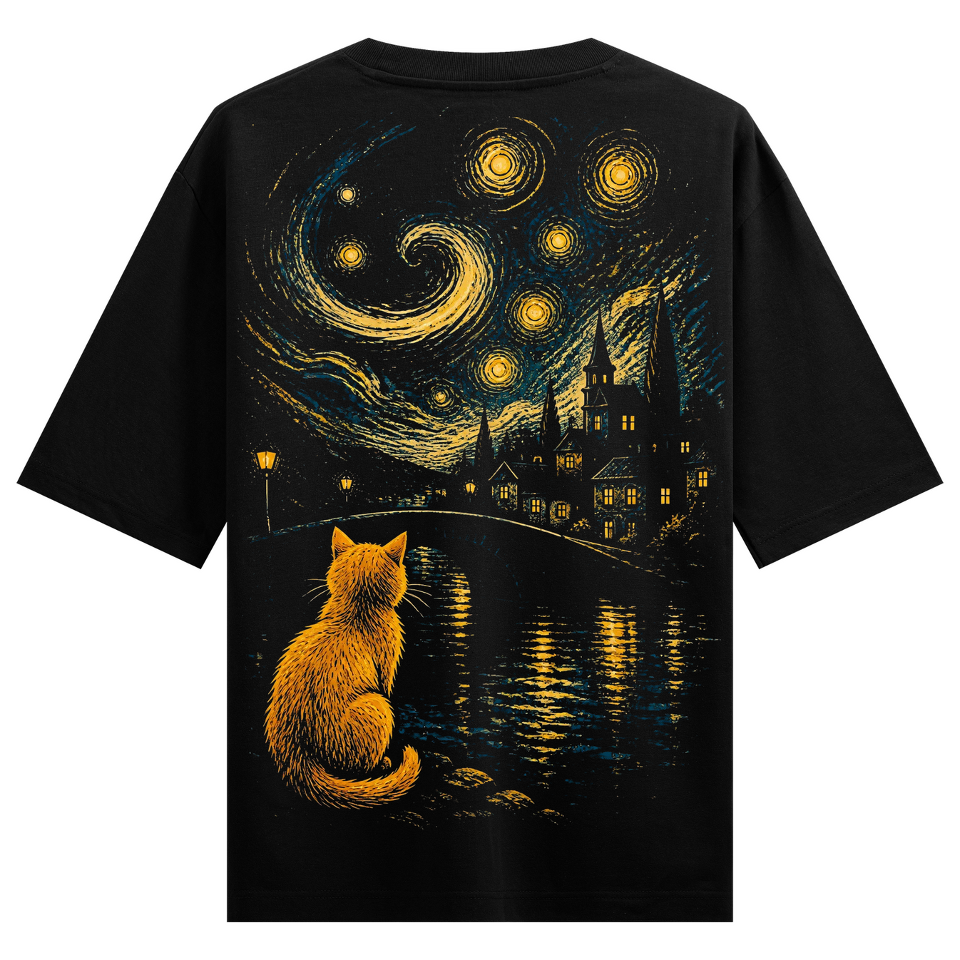 PRDGY Street Van Gogh Oversized T-Shirt