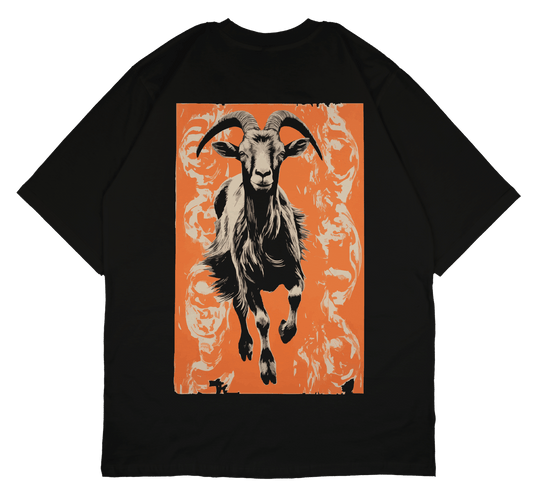 Goaty Art Oversized T-Shirt - PRDGY