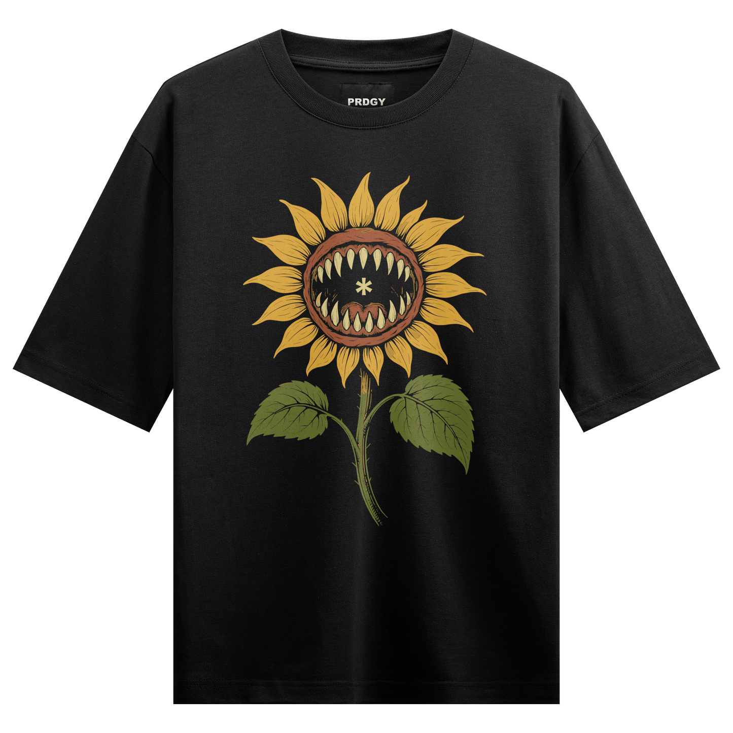 Heatwave Flower Front Oversized T-Shirt - PRDGY