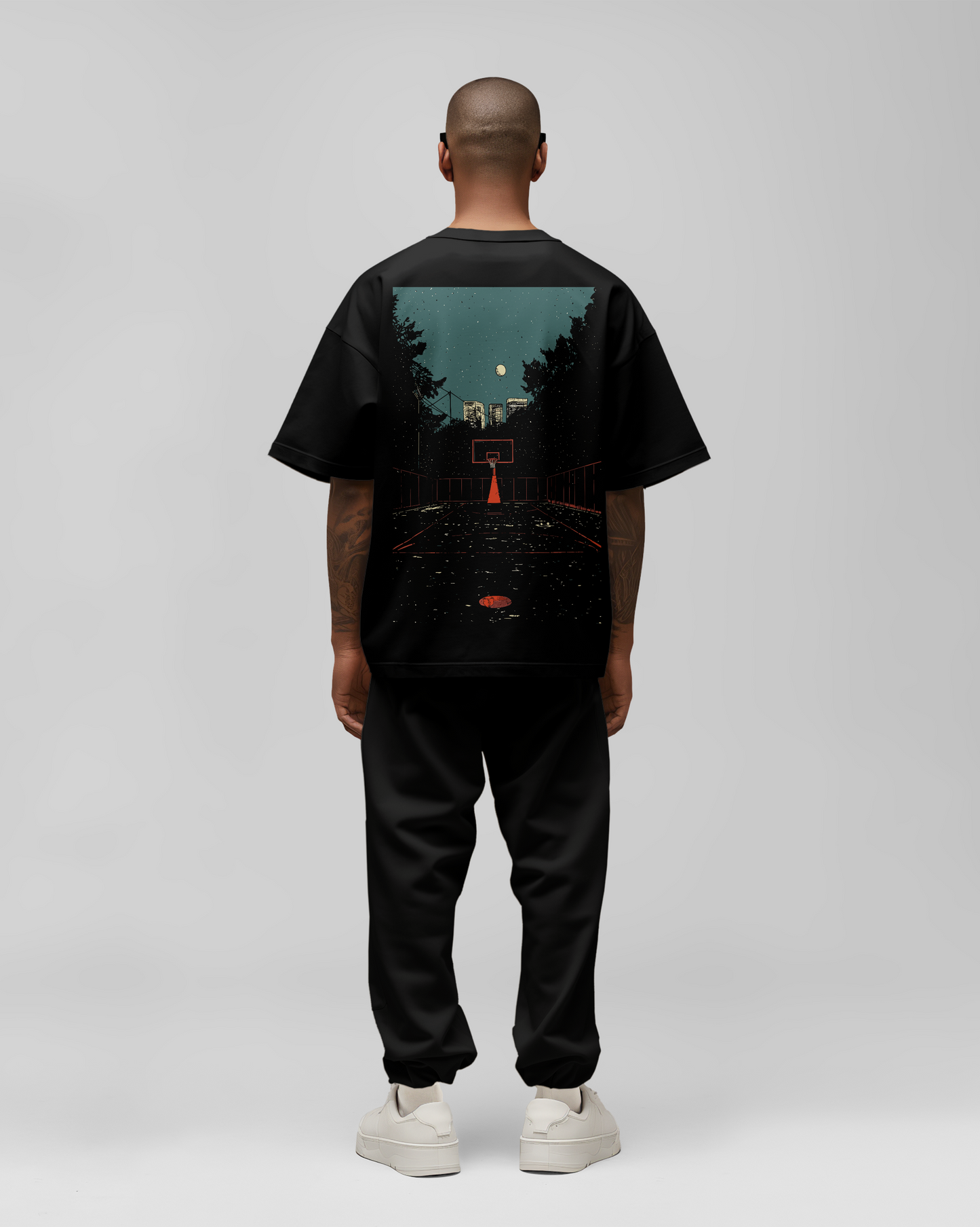 Prdgy Baller's Home Back Oversized T-Shirt