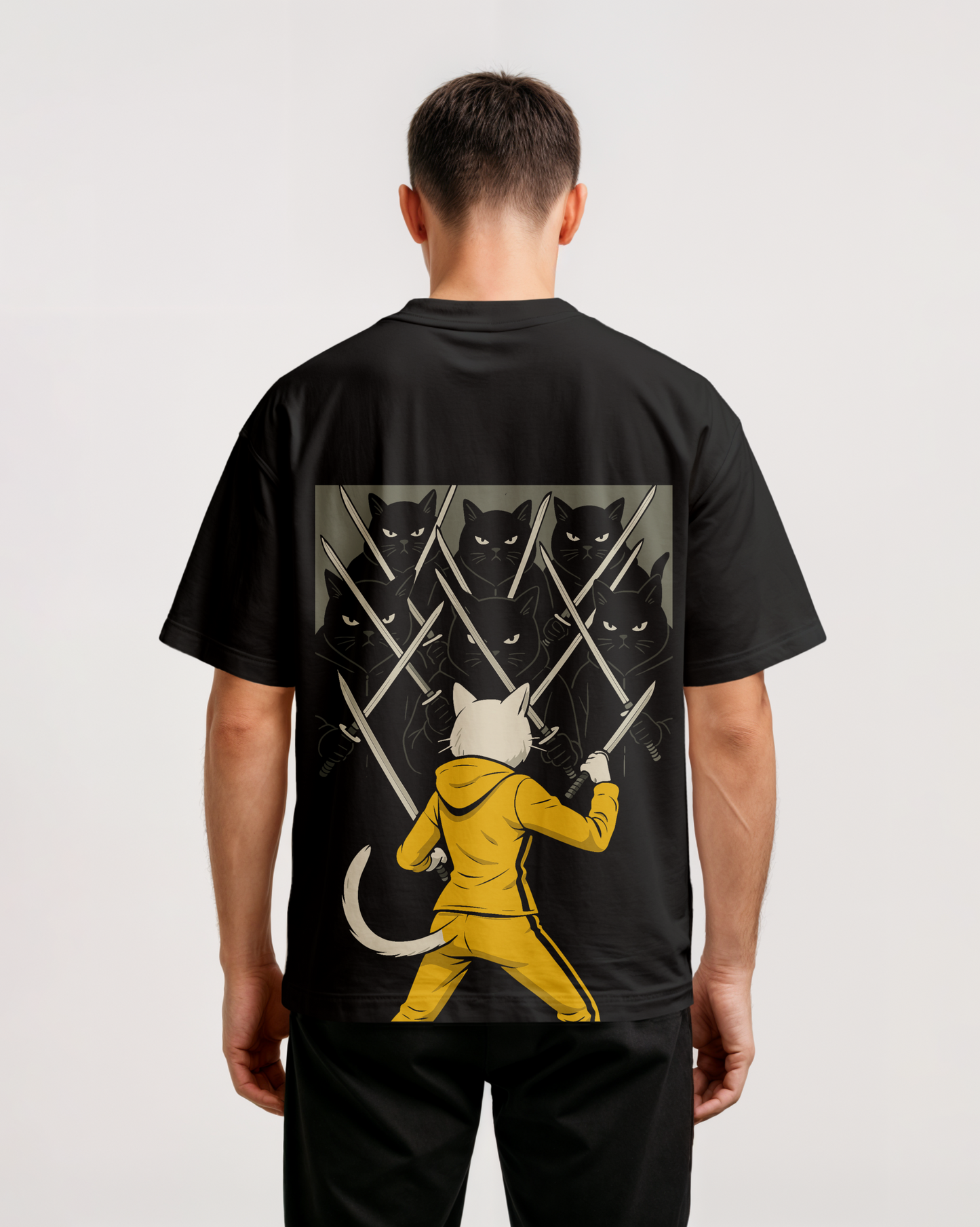Ladankan Billi Back Oversized T-Shirt