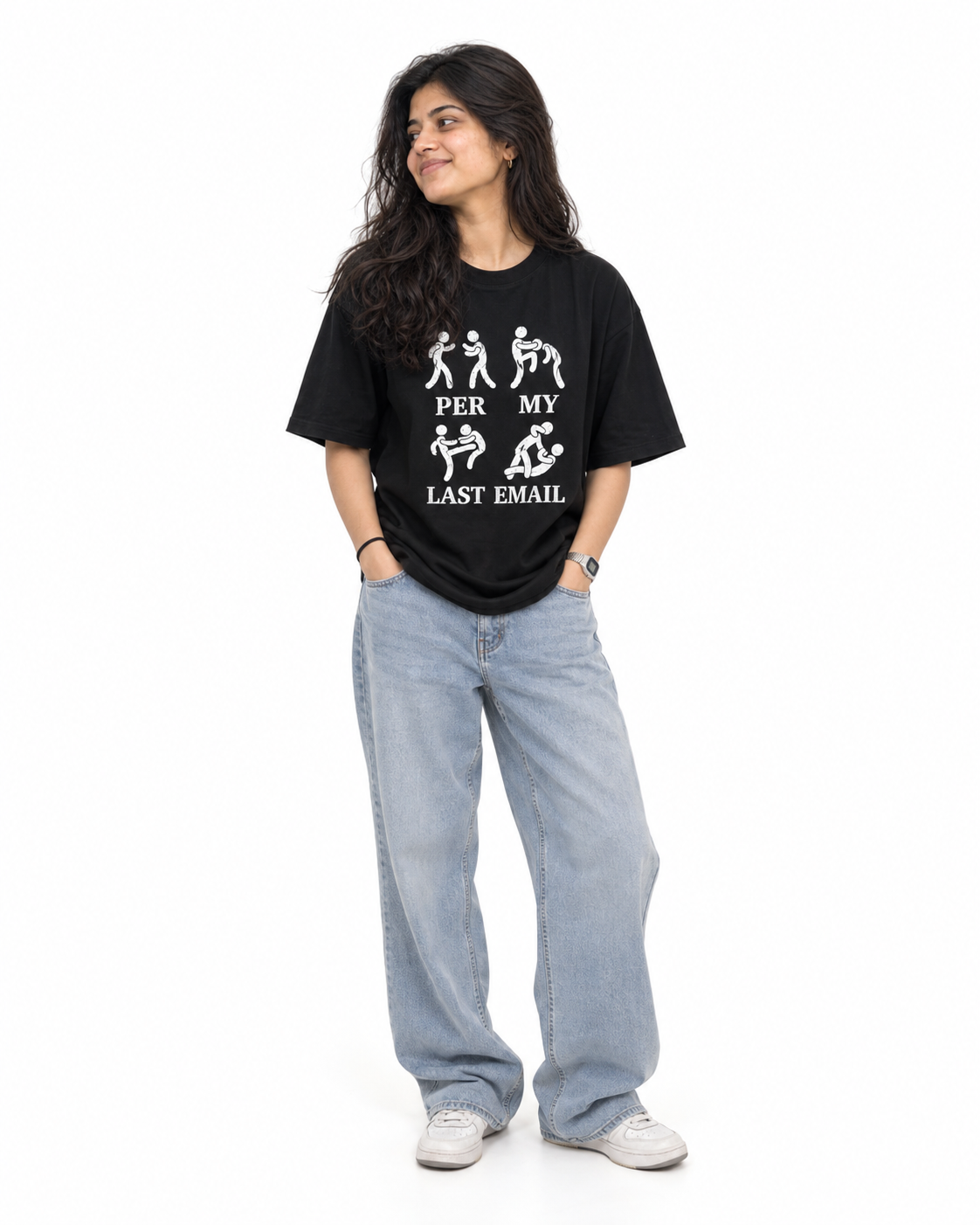 Email Fights Oversized T-shirt