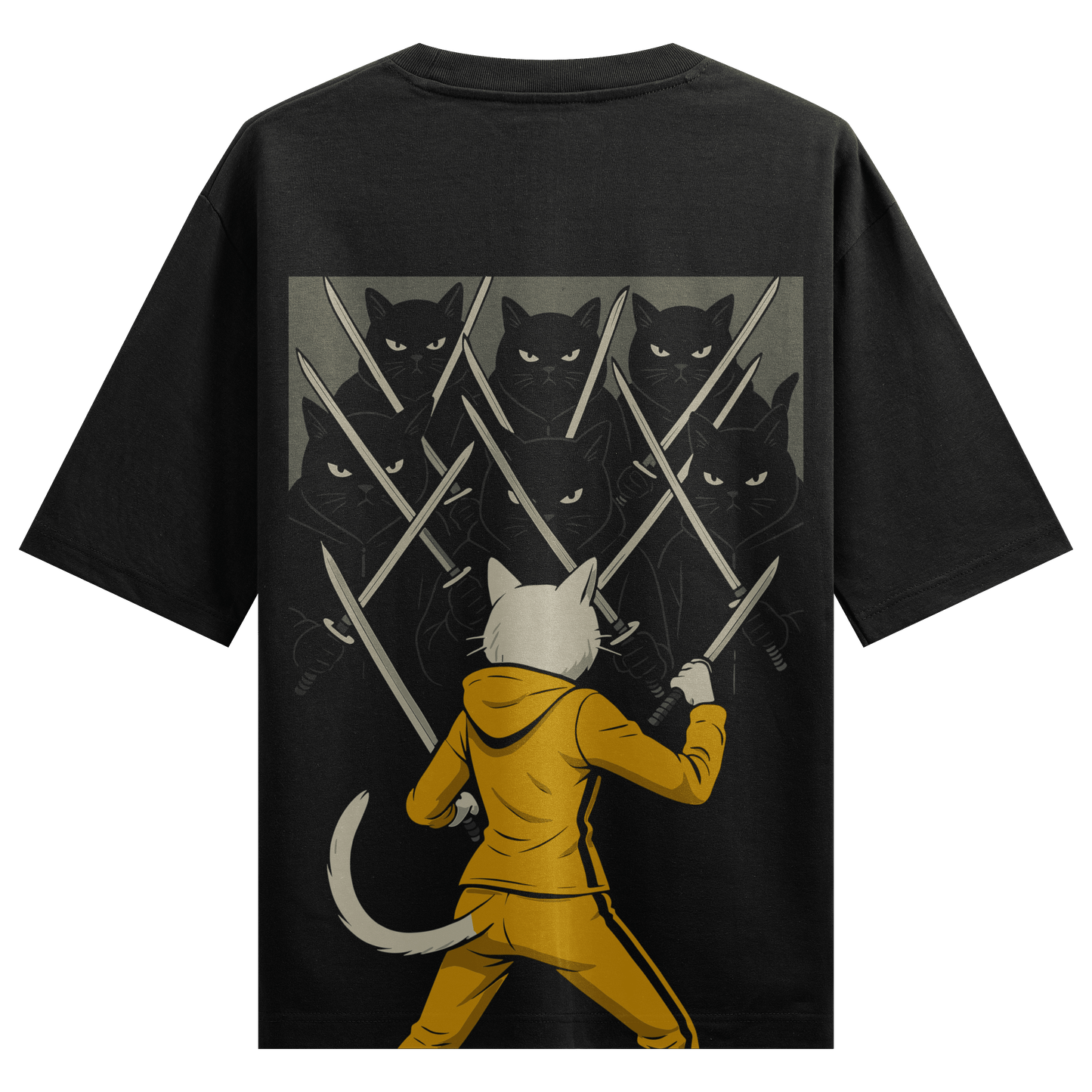 Ladankan Billi Back Oversized T-Shirt - PRDGY