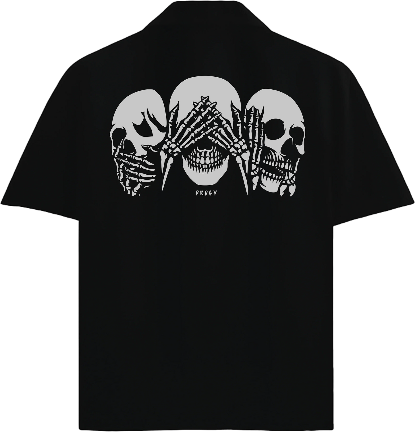 PRDGY Mahatma Skulls Oversized Half-Shirt