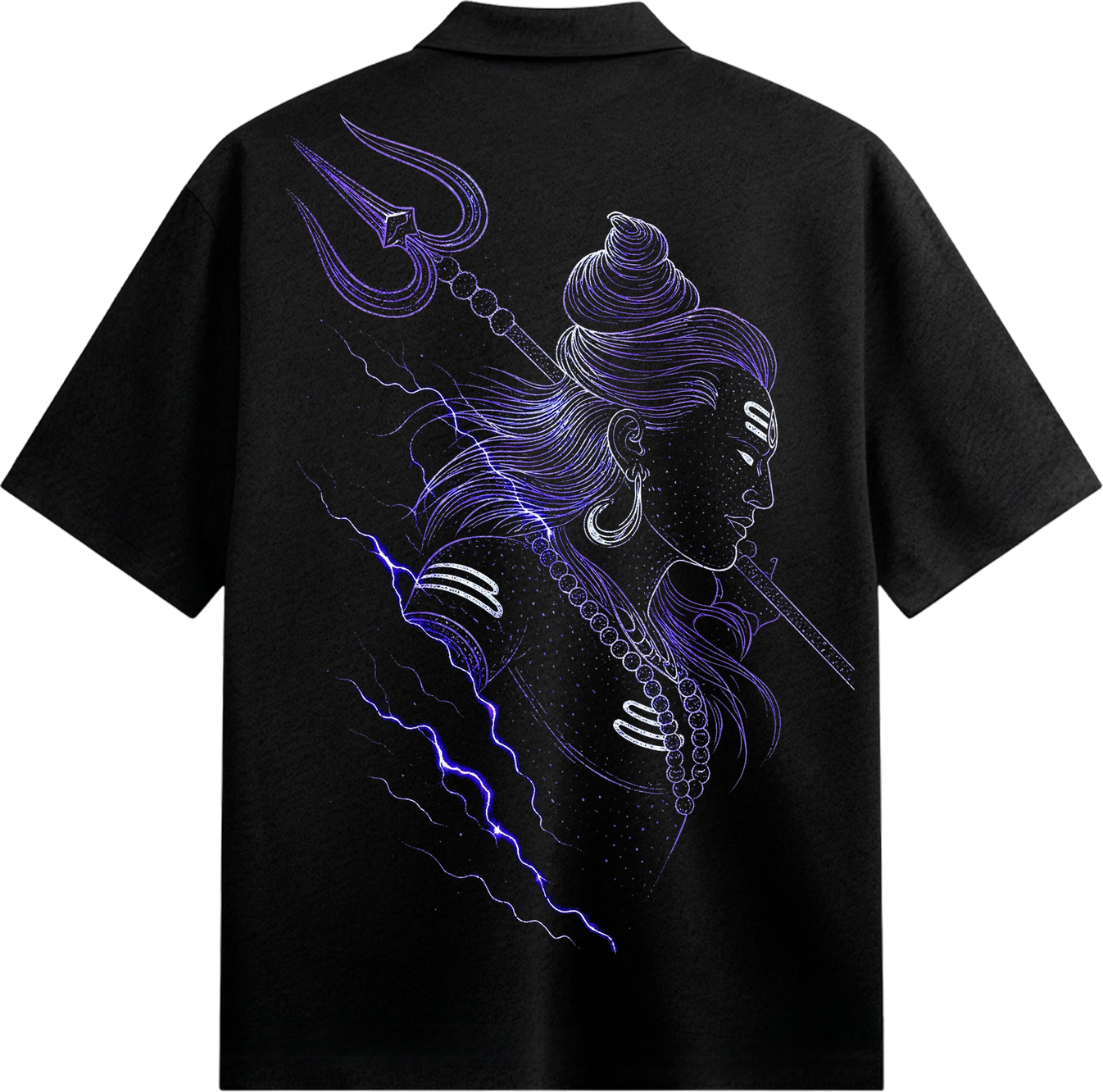 PRDGY Purple Shiva Oversized T-shirt