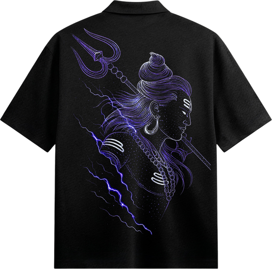 PRDGY Purple Shiva Oversized T-shirt
