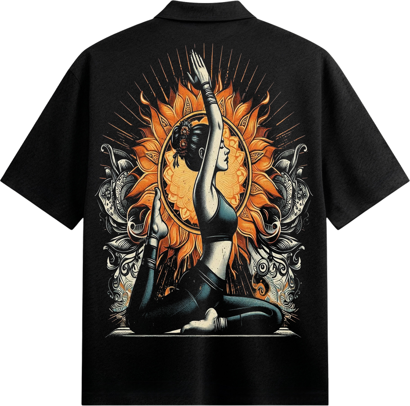 PRDGY Sun Salutation Oversized T-shirt