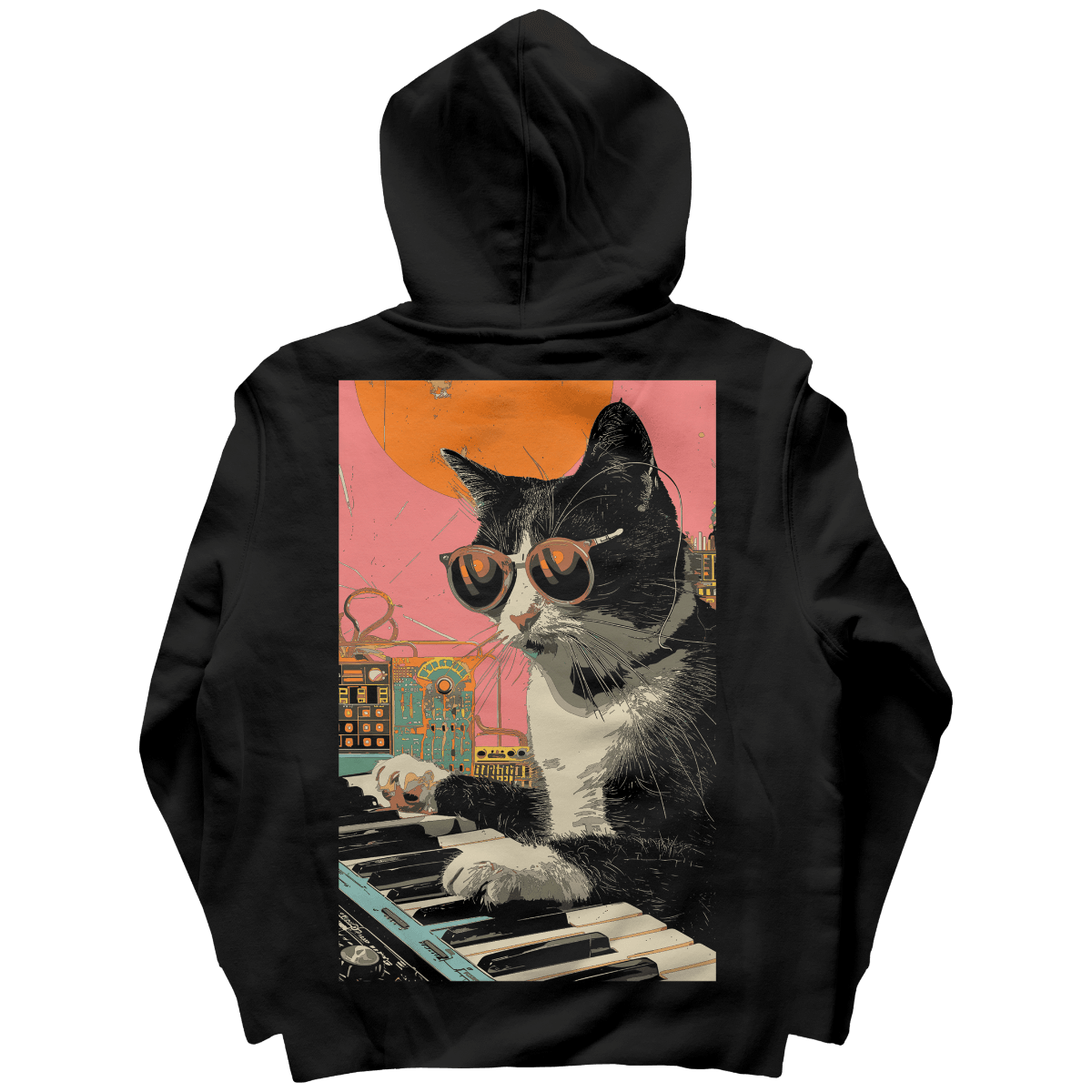 Musical Aesthetic Cat Hoodie - PRDGY