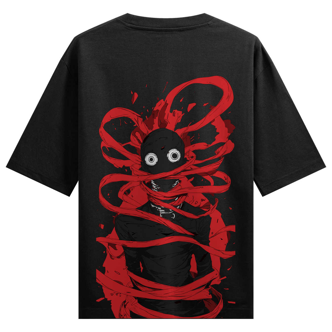 Demon artwork on PRDGY oversized t-shirt